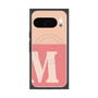 Premium Square Case with Pixelsnap［ Original - initial two tone - M pink ］