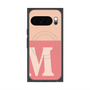 Premium Square Case with Pixelsnap［ Original - initial two tone - M pink ］