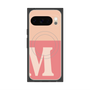 Premium Square Case with Pixelsnap［ Original - initial two tone - M pink ］