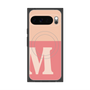 Premium Square Case with Pixelsnap［ Original - initial two tone - M pink ］