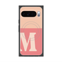 Premium Square Case with Pixelsnap［ Original - initial two tone - M pink ］