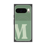 Premium Square Case with Pixelsnap［ Original - initial two tone - M green ］