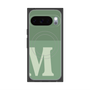 Premium Square Case with Pixelsnap［ Original - initial two tone - M green ］