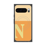 Premium Square Case with Pixelsnap［ Original - initial two tone - N orange ］