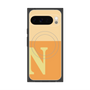 Premium Square Case with Pixelsnap［ Original - initial two tone - N orange ］
