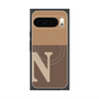 Premium Square Case with Pixelsnap［ Original - initial two tone - N brown ］