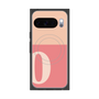 Premium Square Case with Pixelsnap［ Original - initial two tone - O pink ］