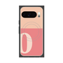 Premium Square Case with Pixelsnap［ Original - initial two tone - O pink ］