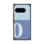 Premium Square Case with Pixelsnap［ Original - initial two tone - O blue ］