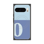 Premium Square Case with Pixelsnap［ Original - initial two tone - O blue ］