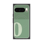 Premium Square Case with Pixelsnap［ Original - initial two tone - O green ］