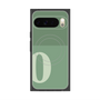 Premium Square Case with Pixelsnap［ Original - initial two tone - O green ］