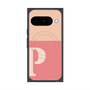 Premium Square Case with Pixelsnap［ Original - initial two tone - P pink ］