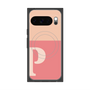 Premium Square Case with Pixelsnap［ Original - initial two tone - P pink ］