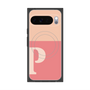 Premium Square Case with Pixelsnap［ Original - initial two tone - P pink ］
