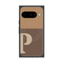 Premium Square Case with Pixelsnap［ Original - initial two tone - P brown ］