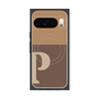 Premium Square Case with Pixelsnap［ Original - initial two tone - P brown ］