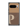 Premium Square Case with Pixelsnap［ Original - initial two tone - P brown ］