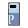 Premium Square Case with Pixelsnap［ Original - initial two tone - P blue ］