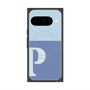 Premium Square Case with Pixelsnap［ Original - initial two tone - P blue ］