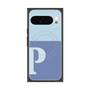 Premium Square Case with Pixelsnap［ Original - initial two tone - P blue ］