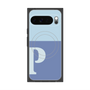 Premium Square Case with Pixelsnap［ Original - initial two tone - P blue ］