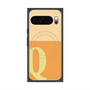 Premium Square Case with Pixelsnap［ Original - initial two tone - Q orange ］
