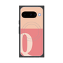 Premium Square Case with Pixelsnap［ Original - initial two tone - Q pink ］