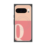 Premium Square Case with Pixelsnap［ Original - initial two tone - Q pink ］
