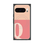 Premium Square Case with Pixelsnap［ Original - initial two tone - Q pink ］