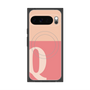 Premium Square Case with Pixelsnap［ Original - initial two tone - Q pink ］