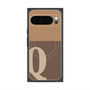 Premium Square Case with Pixelsnap［ Original - initial two tone - Q brown ］