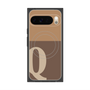 Premium Square Case with Pixelsnap［ Original - initial two tone - Q brown ］