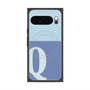 Premium Square Case with Pixelsnap［ Original - initial two tone - Q blue ］