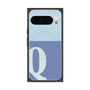 Premium Square Case with Pixelsnap［ Original - initial two tone - Q blue ］