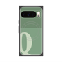 Premium Square Case with Pixelsnap［ Original - initial two tone - Q green ］