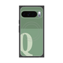 Premium Square Case with Pixelsnap［ Original - initial two tone - Q green ］