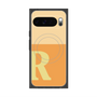 Premium Square Case with Pixelsnap［ Original - initial two tone - R orange ］