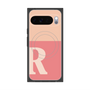 Premium Square Case with Pixelsnap［ Original - initial two tone - R pink ］
