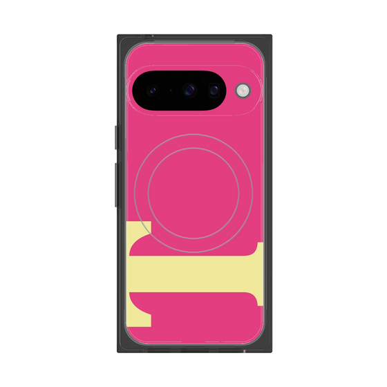 Premium Square Case with Pixelsnap［ Original - initial color - T pink ］