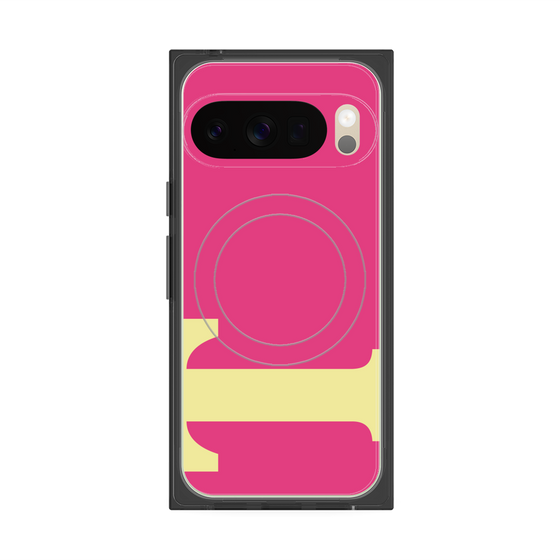 Premium Square Case with Pixelsnap［ Original - initial color - T pink ］
