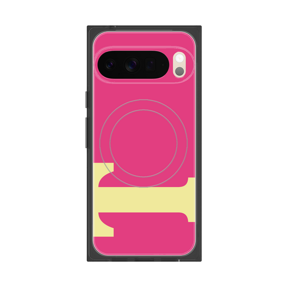 Premium Square Case with Pixelsnap［ Original - initial color - T pink ］