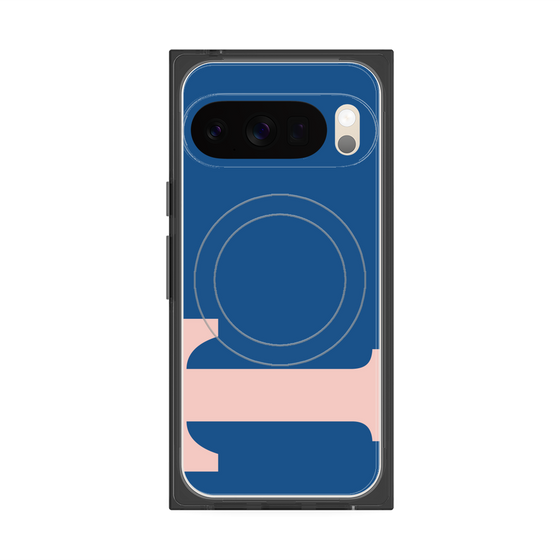 Premium Square Case with Pixelsnap［ Original - initial color - T navy ］
