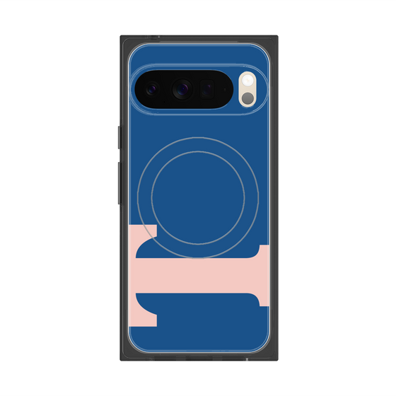 Premium Square Case with Pixelsnap［ Original - initial color - T navy ］