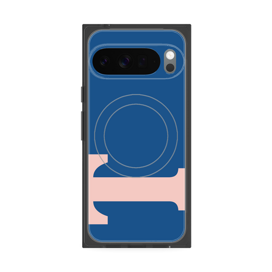 Premium Square Case with Pixelsnap［ Original - initial color - T navy ］
