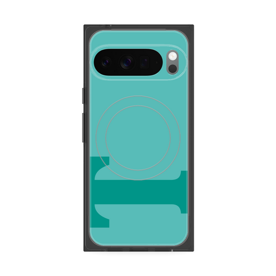 Premium Square Case with Pixelsnap［ Original - initial color - T light green ］