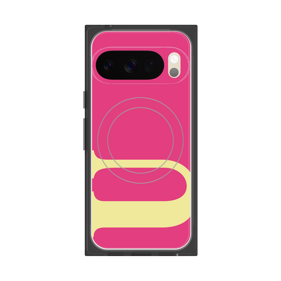Premium Square Case with Pixelsnap［ Original - initial color - U pink ］