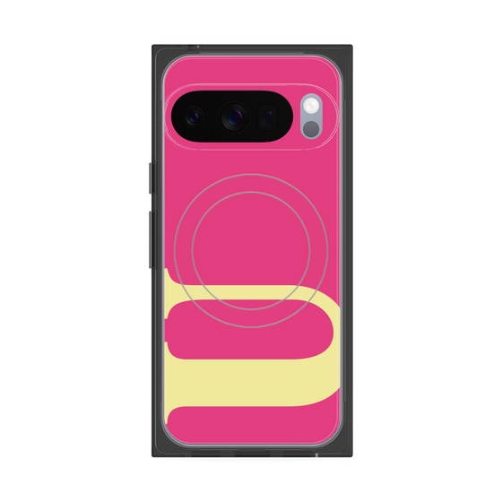 Premium Square Case with Pixelsnap［ Original - initial color - U pink ］