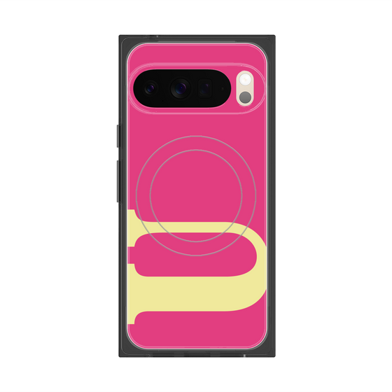 Premium Square Case with Pixelsnap［ Original - initial color - U pink ］