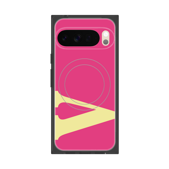 Premium Square Case with Pixelsnap［ Original - initial color - V pink ］
